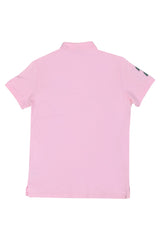 Ralph Lauren Polo Custom Fit Pink Polo T Shirt