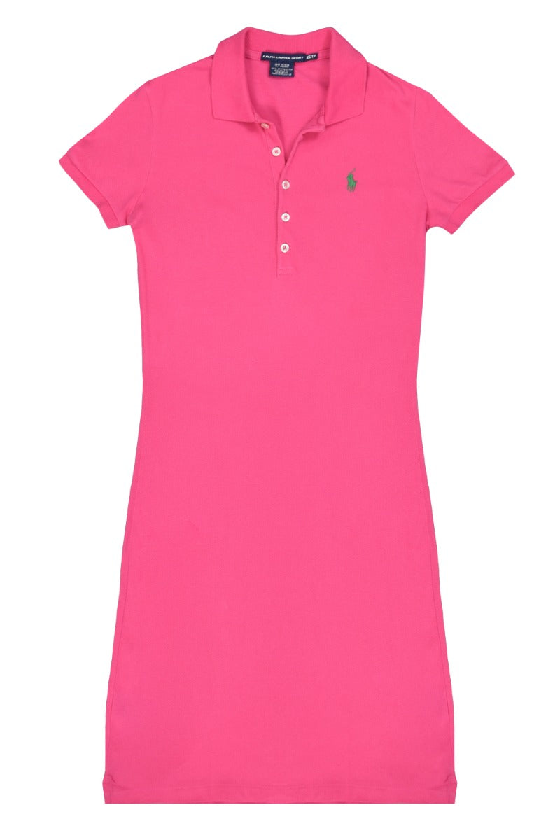 Ralph Lauren Sport Pink Polo T-Shirt Dress