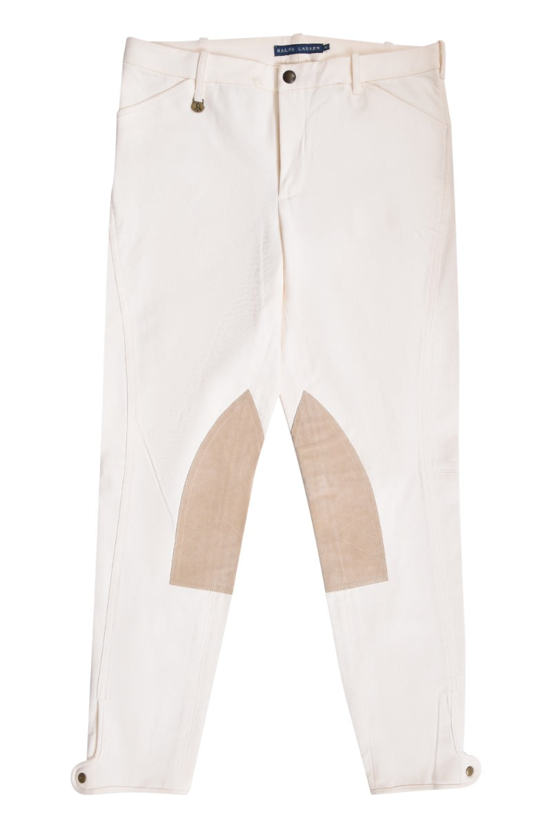 Ralph Lauren White Patch Work Jeans