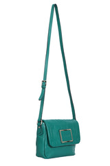 Renoma Teal Crossbody Bag
