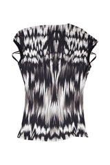 Roberto Cavalli Abstract Silk Top
