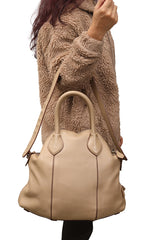 roberto-cavalli-beige-leather-hobo-handbag