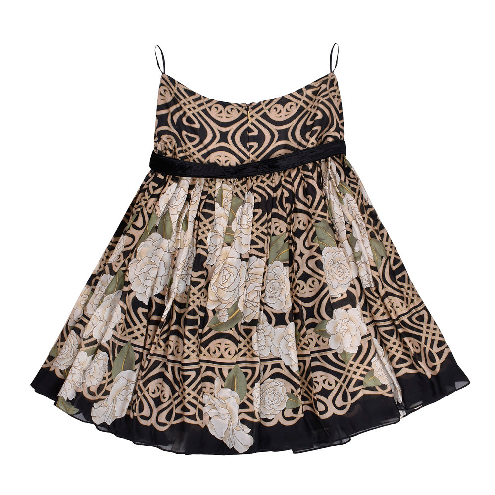 Roberto Cavalli Floral Skirt With Belt