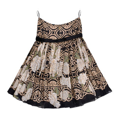 Roberto Cavalli Floral Skirt With Belt