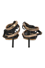 Roberto Cavalli Gold Detailed EU 37 Heels