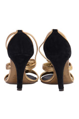 Roberto Cavalli Golden Peeptoes
