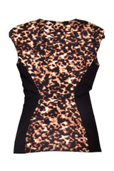 Roberto Cavalli Leopard Print Top