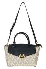 Michael Kors Hudson Large Monogram Leather Bag