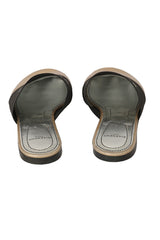 Givenchy Size- EU 36 Bedford Metallic Gold Leather Flat Mules