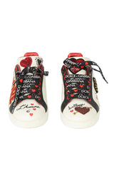 Dolce & Gabbanasize- EU 37 White Dg Amore Logo Sneakers