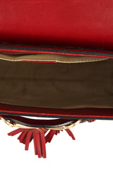 Gucci Red Small Guccissima Leather Emily Chain Shoulder Bag