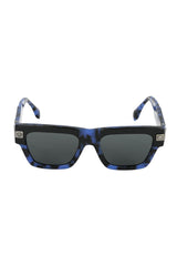 Versace Men Uv Protected Gray Lens Rectangle Sunglasses