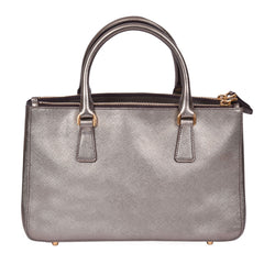 Prada Saffiano Double Zip Tote Bag