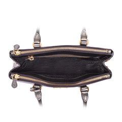 Prada Saffiano Double Zip Tote Bag