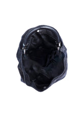 Saint Laurent Black Leather Roady Hobo Bag