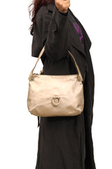 Salvatore Ferragamo Auth Gancini Shoulder Bag