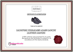 Salvatore Ferragamo Adam Gancini Leather Loafers