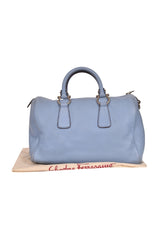 Salvatore Ferragamo Blue Satchel Bag