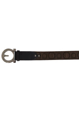 Salvatore Ferragamo Monogram Canvas Belt