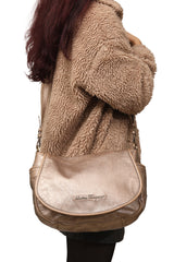 Salvatore Ferragamo Metallic Crossbody Bag