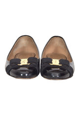 Salvatore Ferragamo Patent Leather Varina Flats