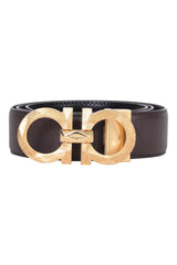 Salvatore Ferragamo Reversible Golden Gancini Belt