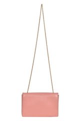 Salvatore Ferragamo Salmon Pink Ginny Chain Wallet