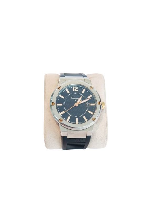SALVATORE FERRAGAMO STAINLESS STEEL WRISTWATCH