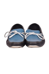 Salvatore Ferragamo Tricolor Calfskin Boat Shoe Driver Loafers