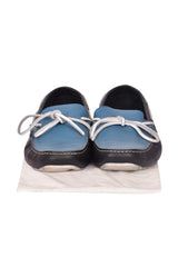 Salvatore Ferragamo Tricolor Calfskin Boat Shoe Driver Loafers