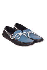 Salvatore Ferragamo Tricolor Calfskin Boat Shoe Driver Loafers