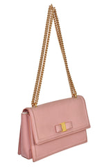 Salvatore Ferragamo Vara Bow Blush Pink Shoulder Bag