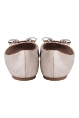 Salvatore Ferragamo Vara Bow Glitter Ballet Flats