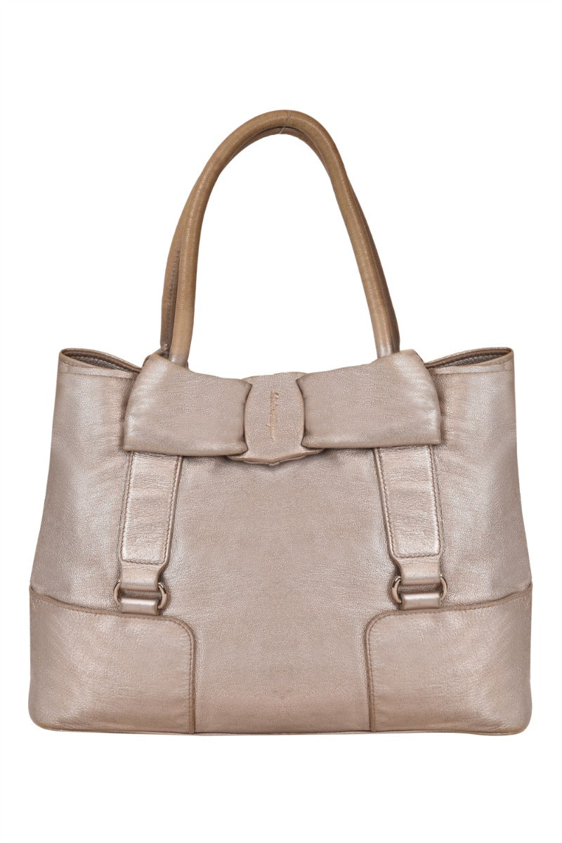 Salvatore Ferragamo Vara Bow Tote Bag