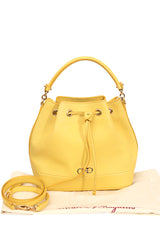 Salvatore Ferragamo Yellow Bucket Bag