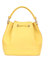 Salvatore Ferragamo Yellow Bucket Bag