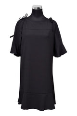 See By Chloe Short Sleeved Black Dress