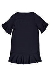 See By Chloe Short Sleeved Black Dress