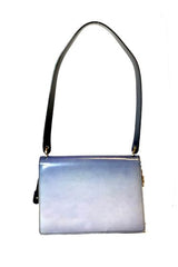 Ferragamo Blue Ombre Logo Bag