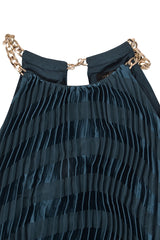 Ted Baker Pleated Striped Maxi Dress