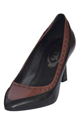 Tod'S Brown Leather Pointed Pumps