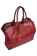 tod-s-exotic-leather-maroon-tote-bag