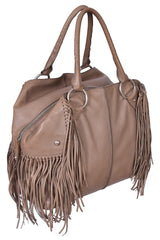 tod-s-grey-fringed-leather-handbag