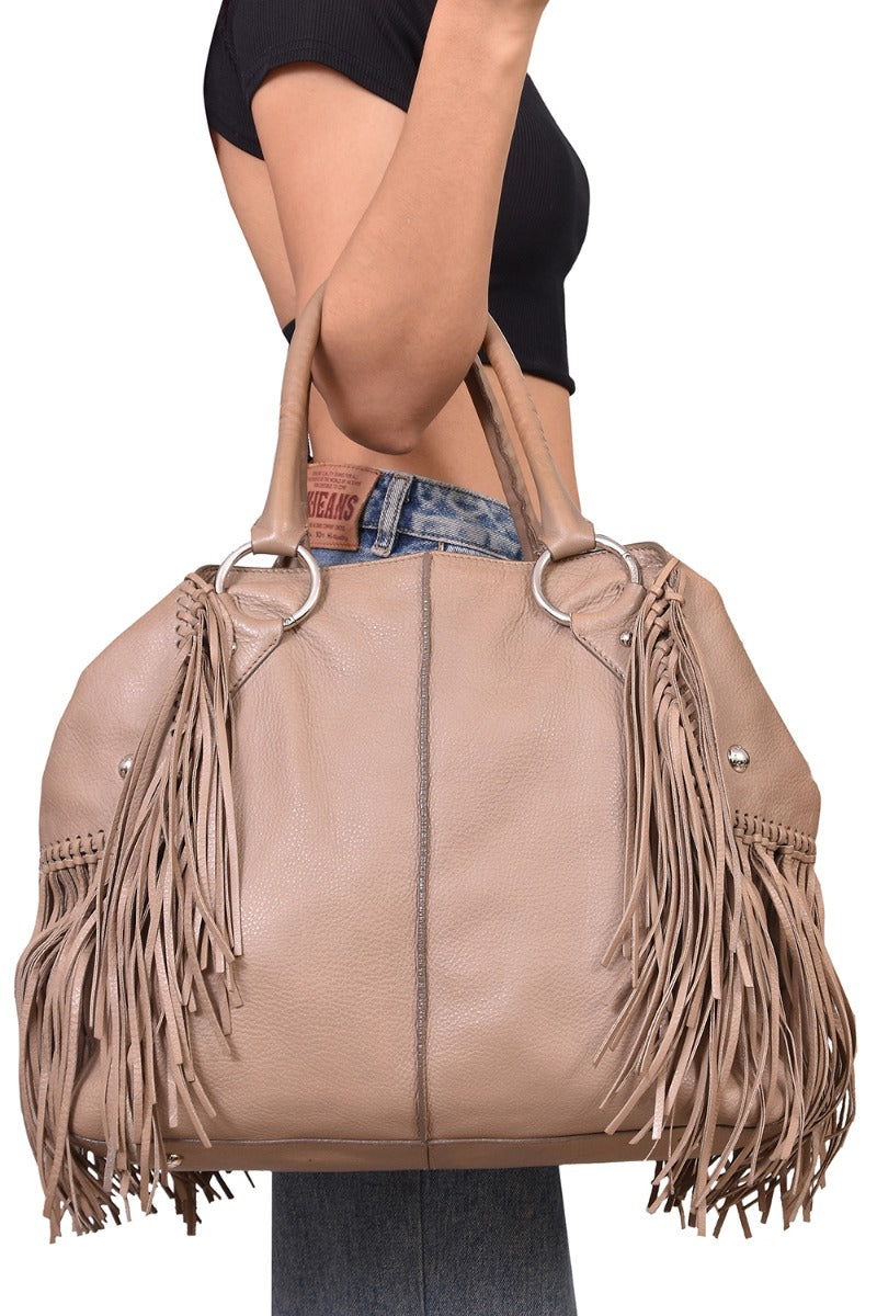 tod-s-grey-fringed-leather-handbag