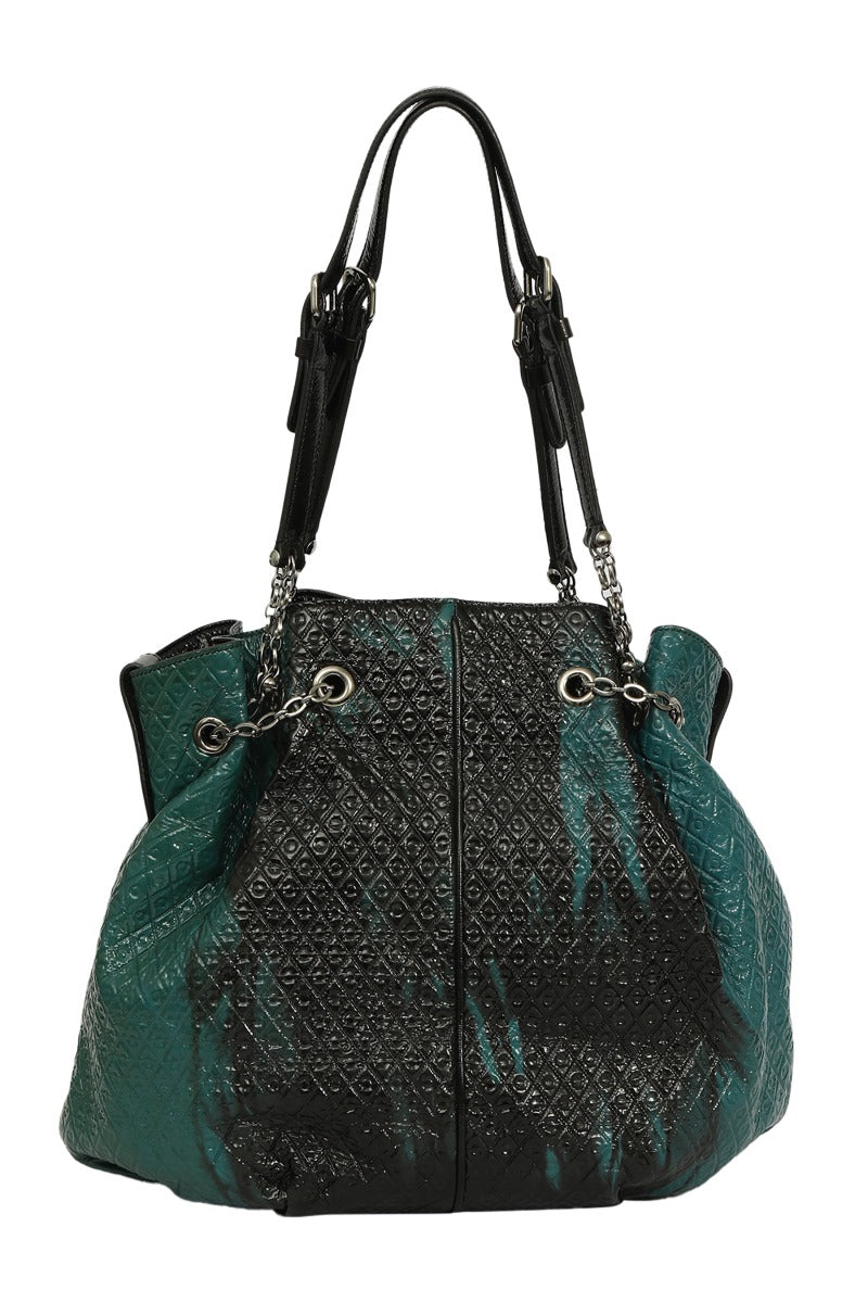 Tod'S Signature Multicolor Patent Leather Tote