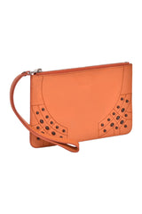 Tod'S T Soft Leather Wristlet