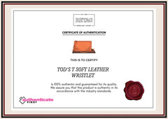 Tod'S T Soft Leather Wristlet