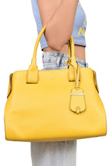 Tod'S Yellow Cape Handbag