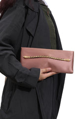 Tom Ford Satin Snake Clutch