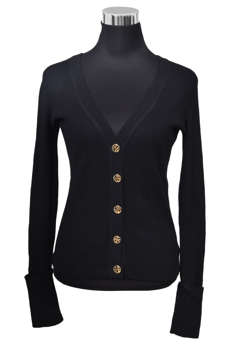 tory-burch-black-cardigan